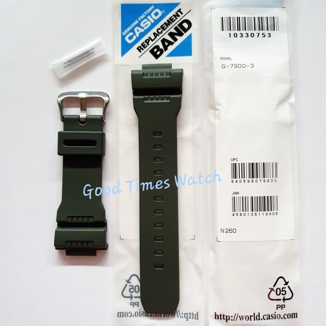 Strap G-Shock G-7900-3Dr / G-7900 / Casio Original Terbaru