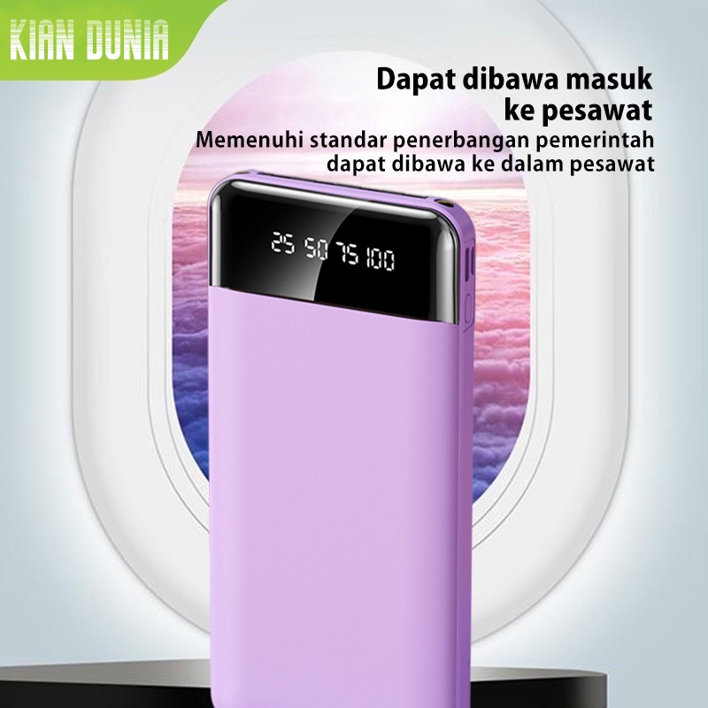 Power bank Fast Charging Kapasitas Nyata 20000mAh Powerbank 3 input 4 output cocok untuk  Xiaomi / OPPO / VIVO / Huawei / Samsung / IPHONE , dll.