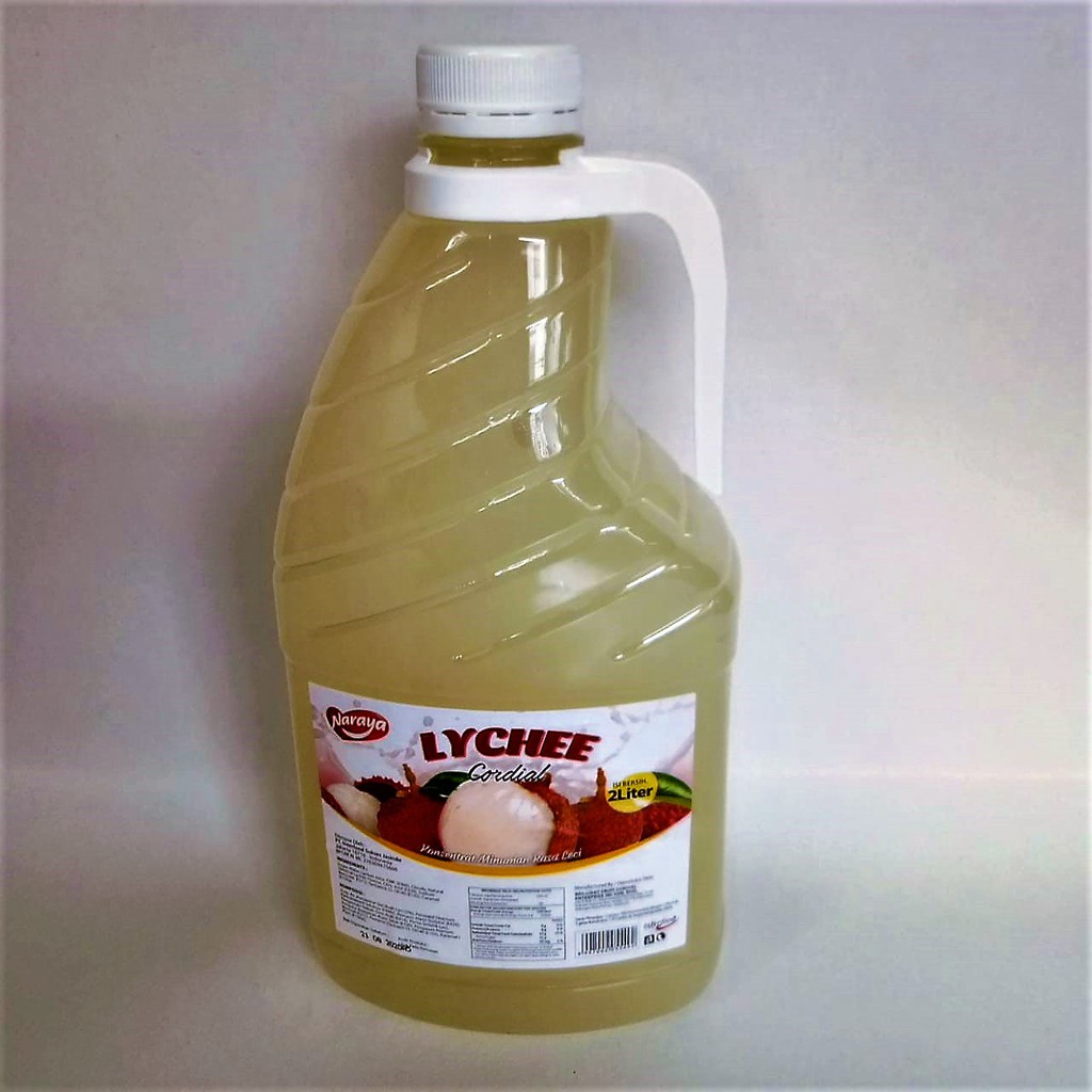 

Naraya Lychee Syrup Concentrate- Minuman Sirup Rasa Buah Leci 2L