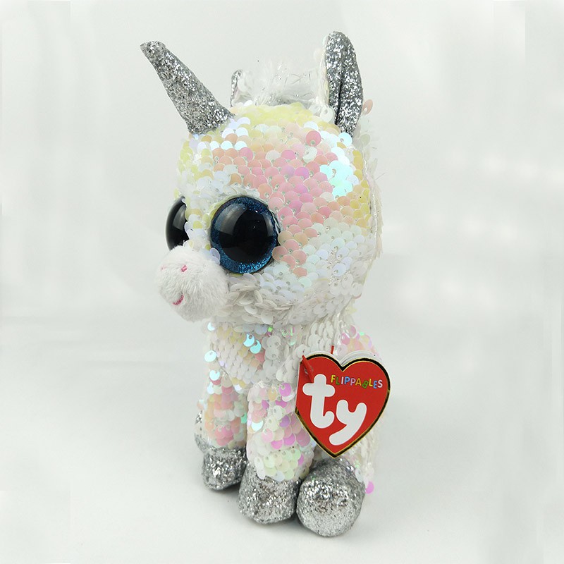 sequin unicorn stuffed animal