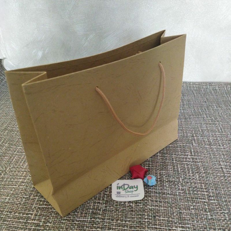 (2pcs) Paper Bag Warna KECIL | Handmade | INDAY SHOP