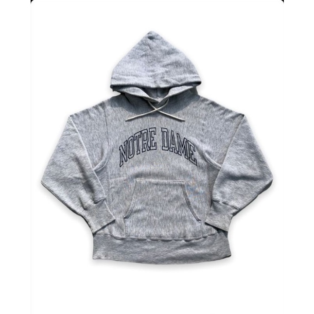Vintage USA Hoodie 80's Champion Reverse Weave WarmUp NOTRE DAME