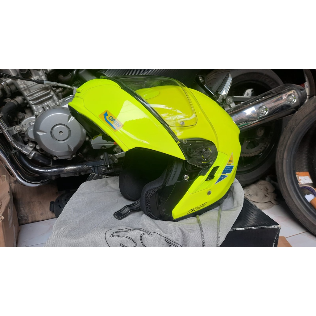 Helm modular kabuto ibuki japan turing touring adventure fullface halfface