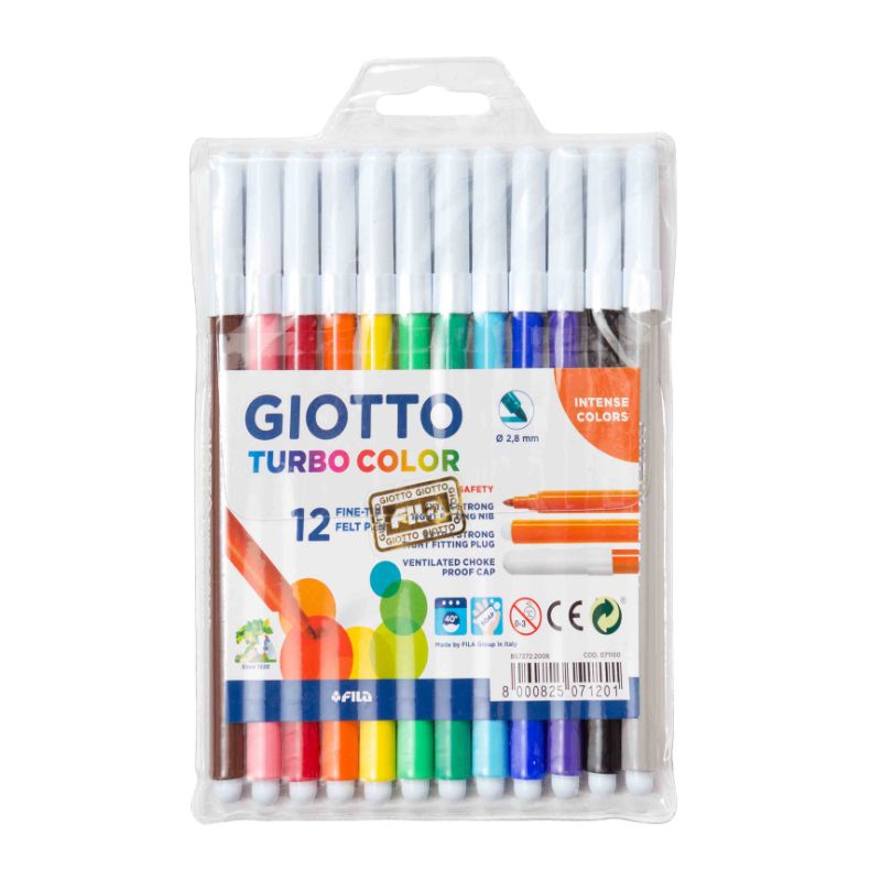 

Giotto turbo colour 12 with wallet