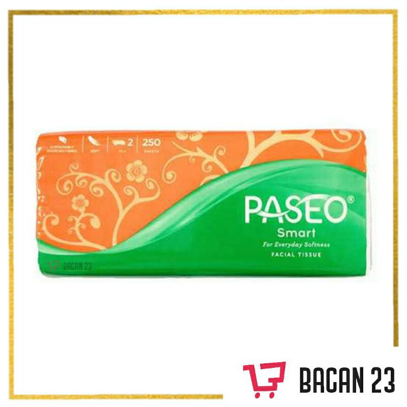 Tissue Paseo Smart 2 Ply (250 sheets) / Tissu - Tisu / Bacan 23 - Bacan23