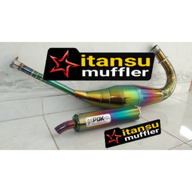 Knalpot Ninja 150 R Rr Ss Pdk Rainbow