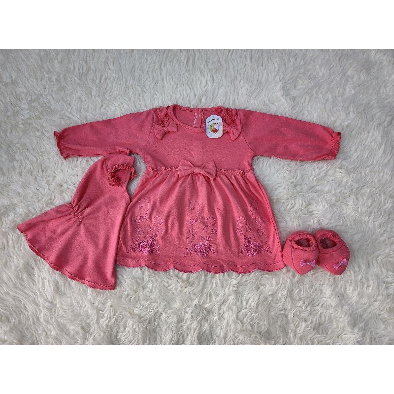 gamis bayi set sepatu dhb88