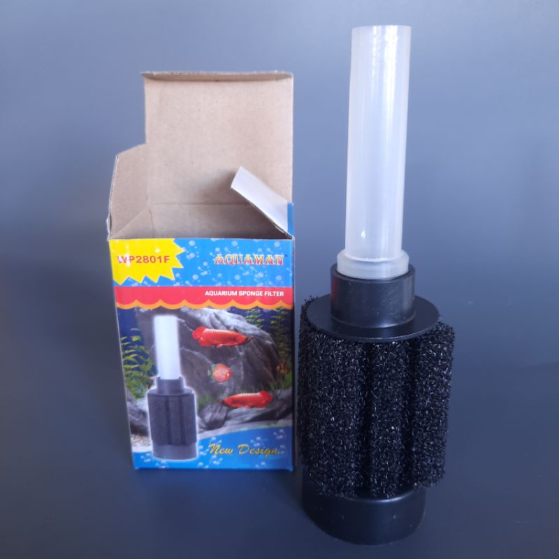 Mini sponge filter aquarium biofoam Aquaman WP2801F WP2802Faquascape guppy chana maru