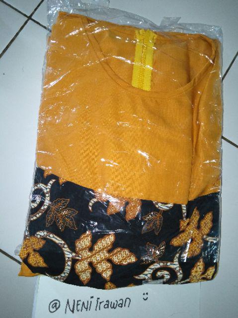 Cp Quinsy Couple Gamis Batik Quinsy Tunia