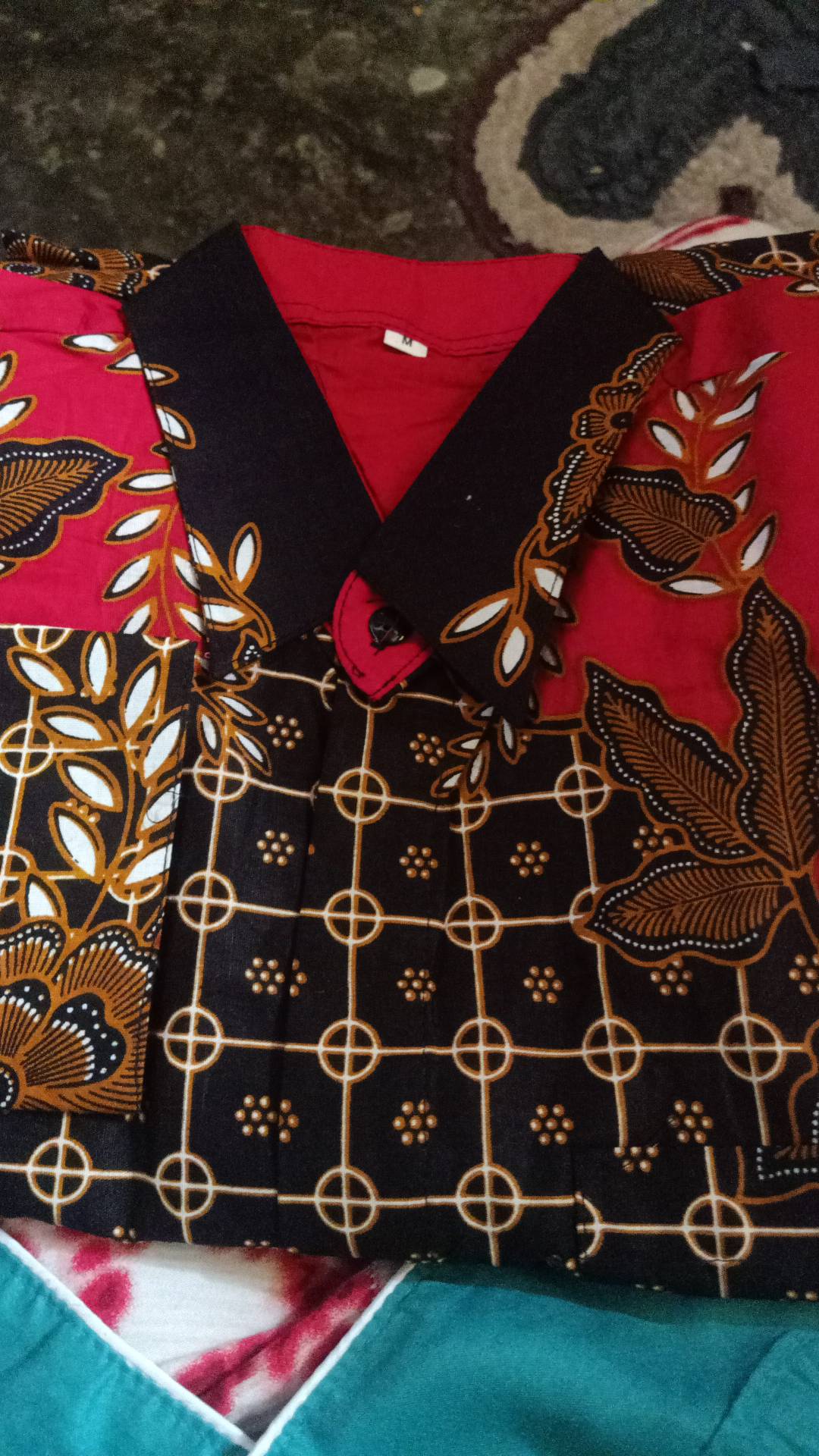 Kemeja Batik Pria Lengan Panjang Size M L Xl Xxl Bswart Batik Hrb026 Kenango Hem Panjang Padi