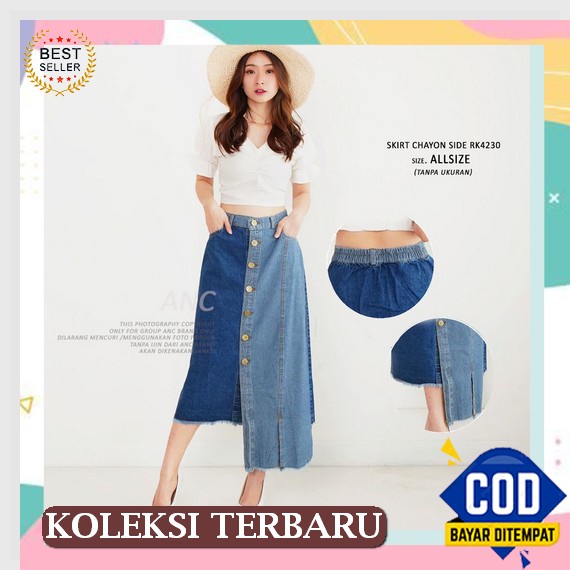 Rok Jens Pendek Wanita Rok Span Pendek Korea Rok Mini Pendek Rok High Waist Rok Celana Wanita Rok A 