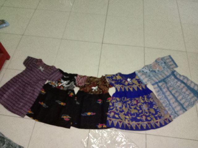 Dress Batik Bayi -2 Tahun 1 Kg 6 Pcs Termurah Cod