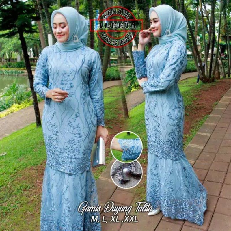 PRODUK ORIGINAL SET GAMIS DUYUNG TULLE/GAMIS MODERN/GAMIS MEWAH/GAMIS MURAH