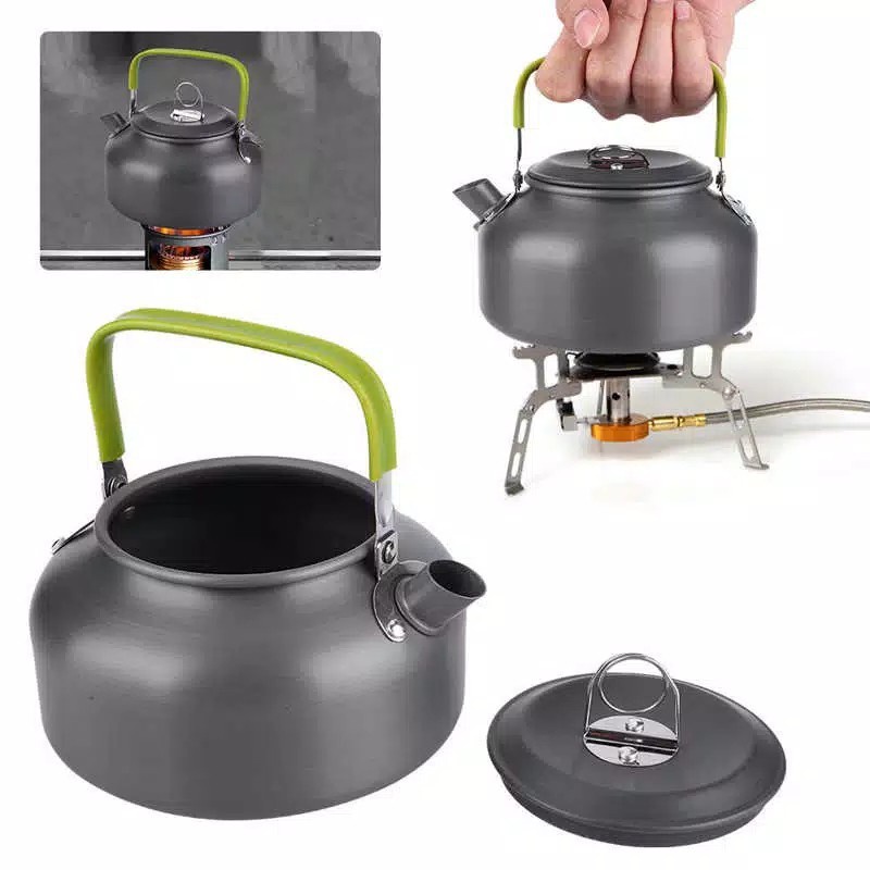 【COD】 Teko Ceret Camping 800 ml` Outdoor Kettle 0.8 Liter` Ketel Teapot DS 08