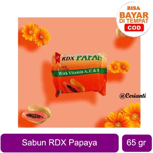 RDX SABUN PAPAYA 65gr