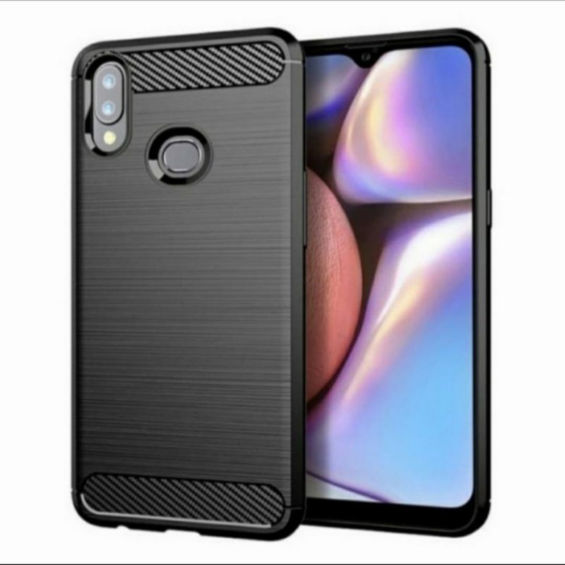 Samsung A10s soft case silikon carbon