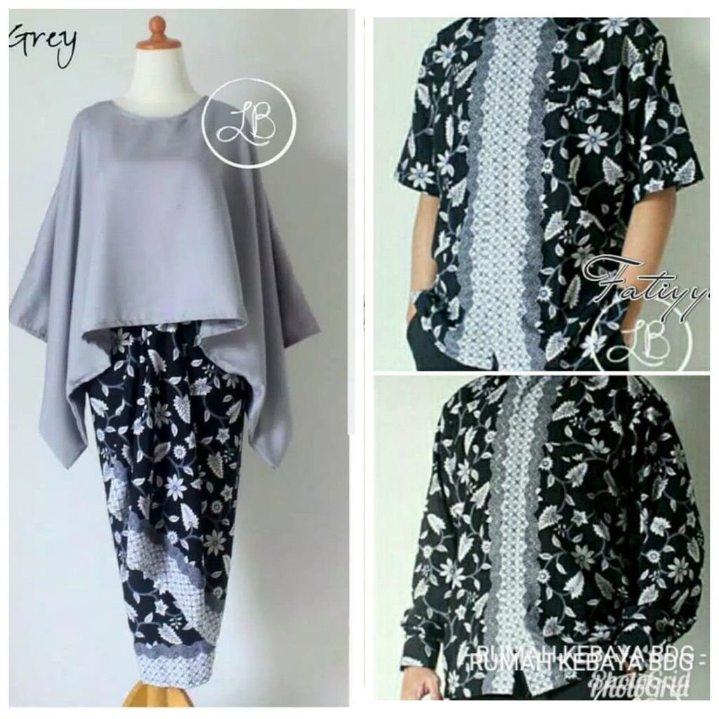 SET COUPLE  BATWING KATALI / BAJU KONDANGAN / KEBAYA MODERN / KEBAYA MURAH / BRUKAT COUPLE RUMAH KEBAYA BANDUNG RUMAH SONGKET BANDUNG