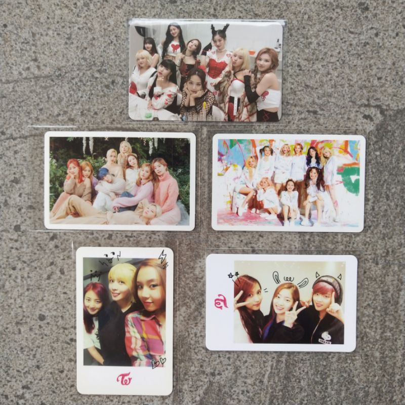 (OFFICIAL) Photocard TWICE Group Unit JP Fanfare Better FOL TSB pc