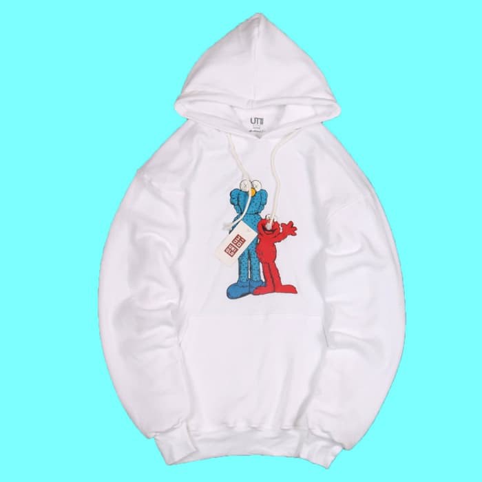 kaws x sesame street mens hoodie