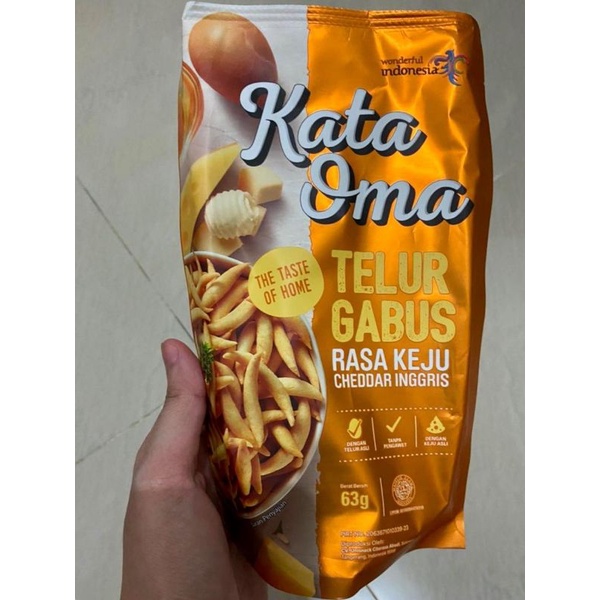 

Kata Oma Telur Gabus Rasa Keju Tanpa Bahan Pengawet