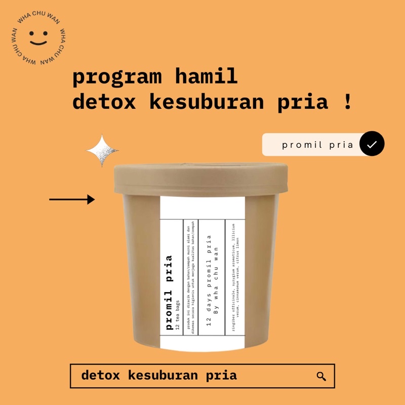 DETOX KESUBURAN PRIA | Promil | Promil Pria | Program Hamil | Detox JSR | wha.chuwan