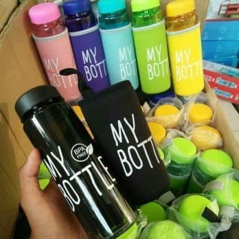 [FREE BUSA] BOTOL MINUM MY BOTTLE / BOTOL INFUSER WATER PLUS SARUNG BUSA BPA FREE