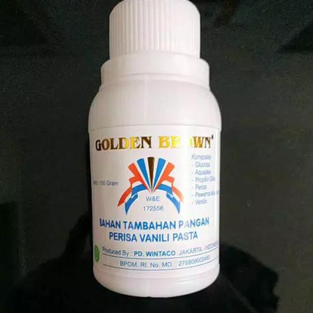 

Golden Brown Vanilla Pasta 100 gr STOK TERBATAS Kode 677