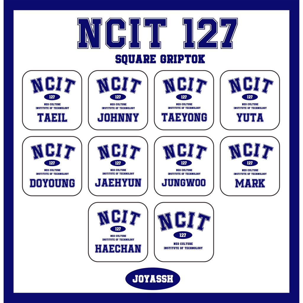 GRIPTOK NCT NCIT 127 UNIVERSITY / POPSOCKET NCIT 127 UNIVERSITY / GRIPTOK NCT 127