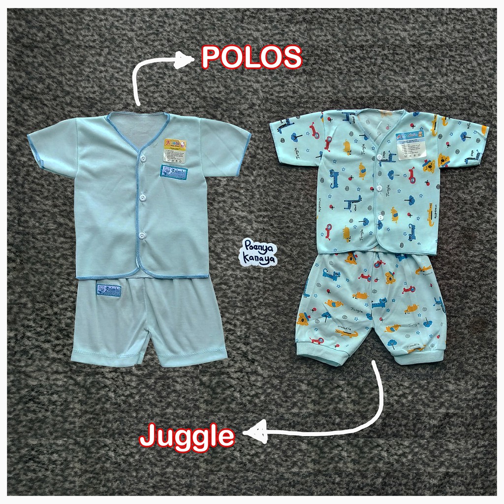 SPY27 Setelan Baju Pendek Bayi Newborn 0 3 bln Arimbi SPY27 Setelan Baju Pendek Bayi Newborn 0 3 bln Arimbi