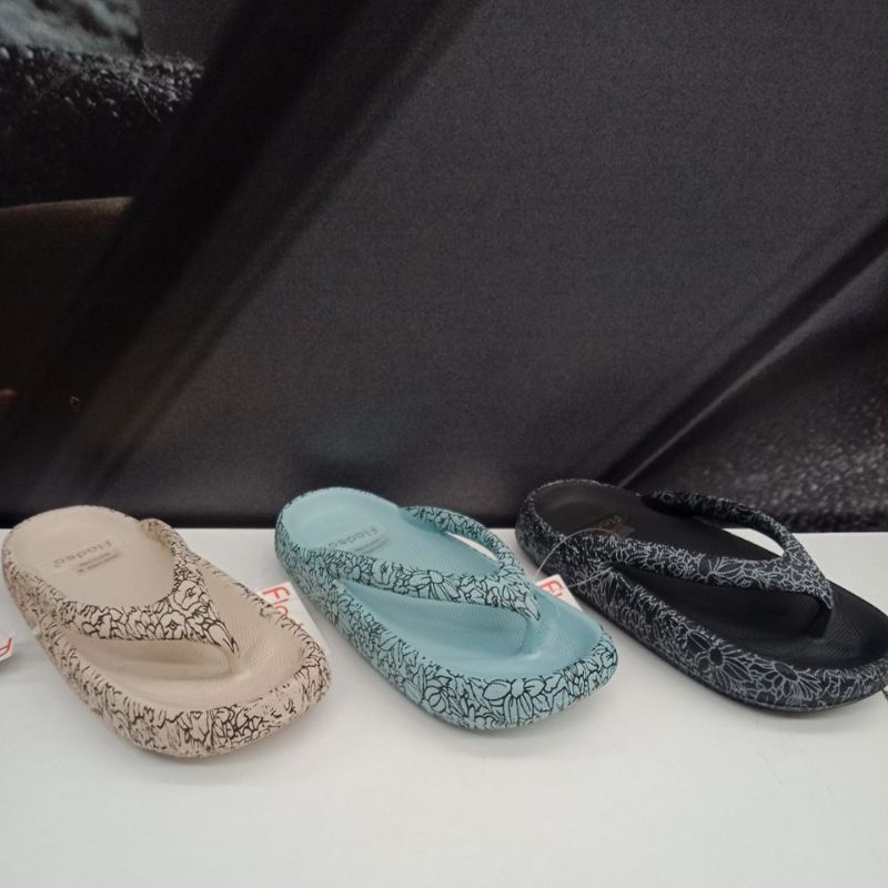 sendal jepit wanita sendal karet anti air fladeo original