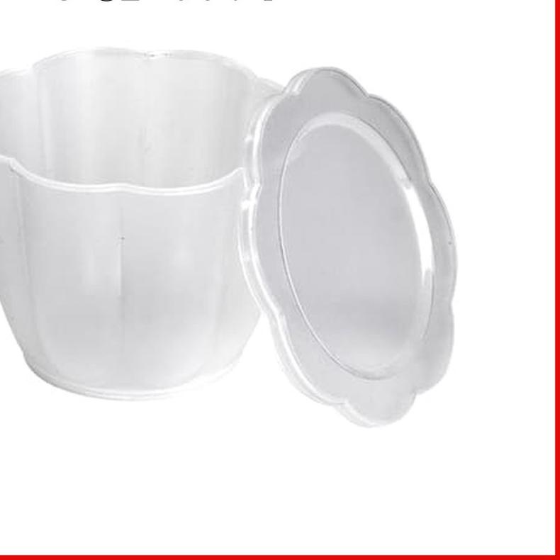 ✮ Cup Puding Pelangi Besar & Kecil isi 24 MURAH/ cup pelangi/ cup pudding/ cup puding bunga ℮