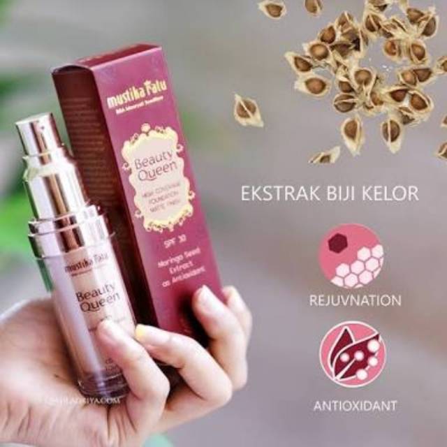 Promo big sale!foundation matte finish mustika ratu beauty queen