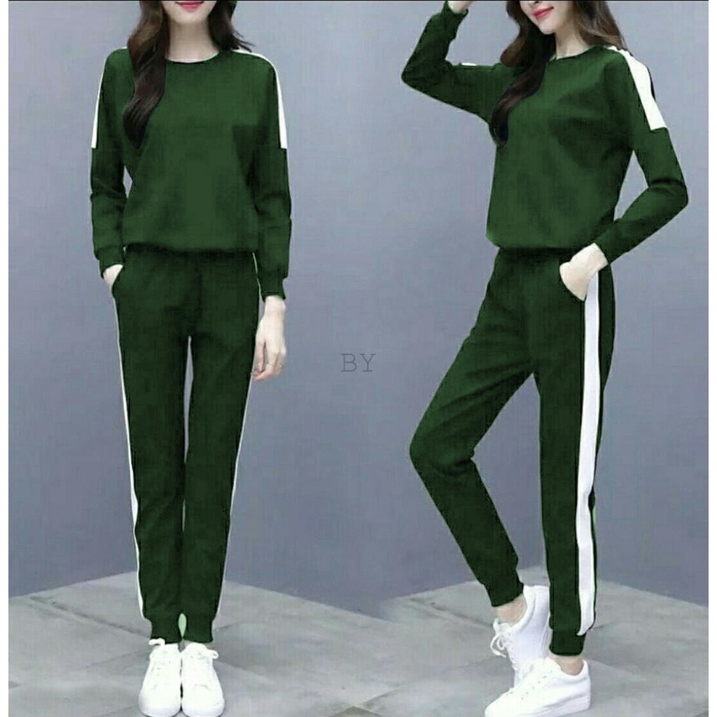 FWG - STELAN KOSHIE / STELAN WANITA / SETELAN OLAHRAGA / SETELAN / CELANA DAN BAJU / SET