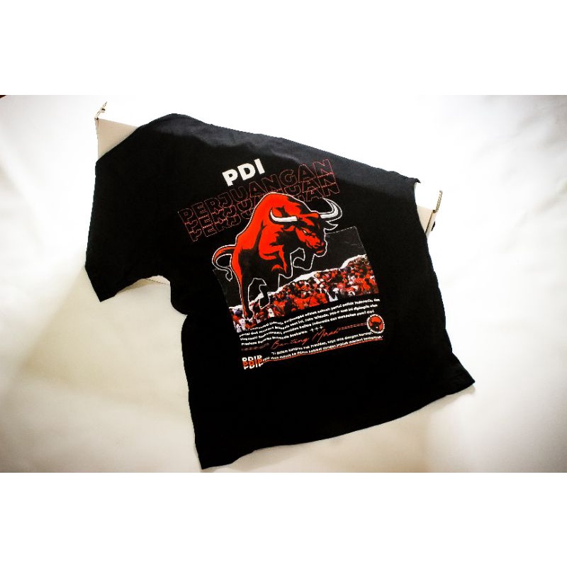 Kaos PDIP / Kaos Partai PDI Perjuangan Banteng Merah