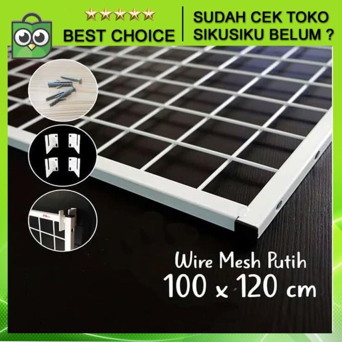 

Paper | Wire Grid Mesh Ukuran 100X120Cm + H5 Wall Ram Bingkai Kuat Kokoh Qc Murah Baru