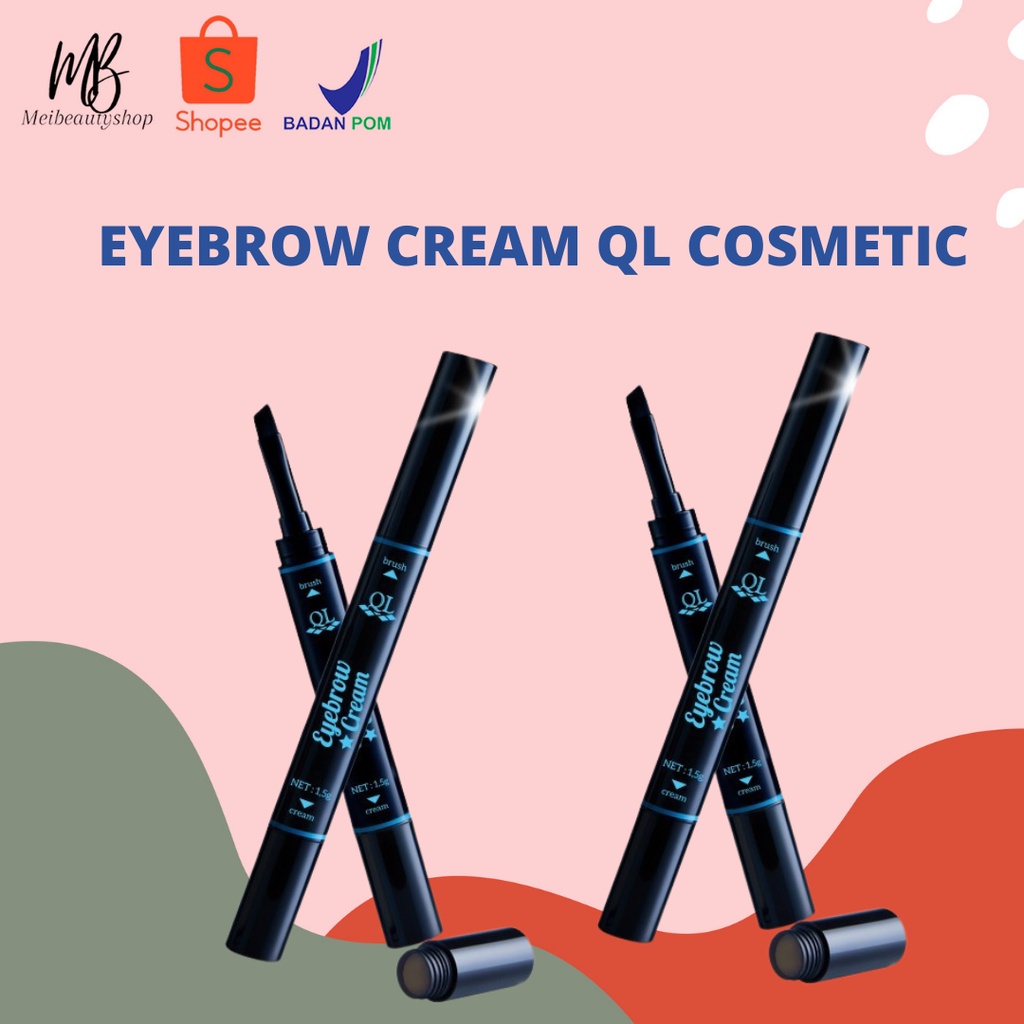 Ql Cosmetic Eyebrow Cream 1,5gr - Dark Brown