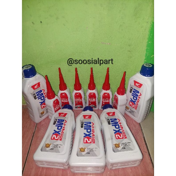 oli mesin matic mpx 2 dan oli gardan mpx