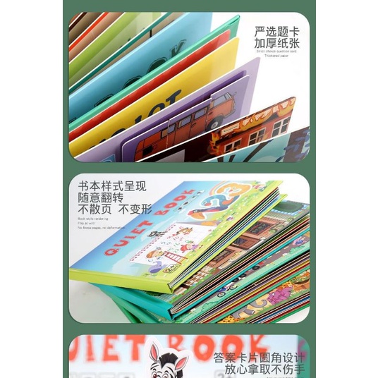 

Quiet Book / Buku Edukasi anak impor