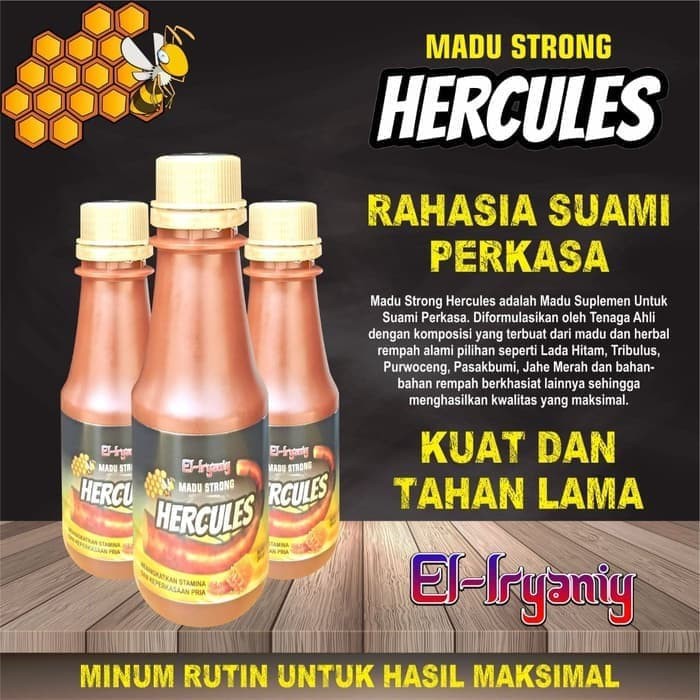Madu Hercules El Iryaniy | MADU STRONG MADU KESEHATAN PRIA