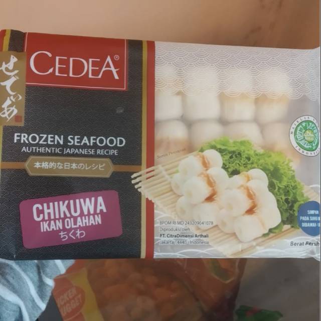 

Cedea Frozen SeaFood Ckikuwa Ikan Olahan