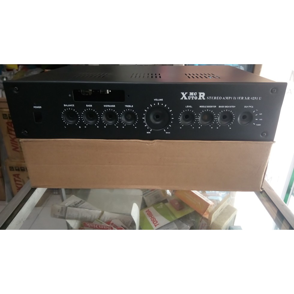 BOX POWER AMPLIFIER PROFESIONAL SOUND SYSTEM TEBAL USB XR0251U