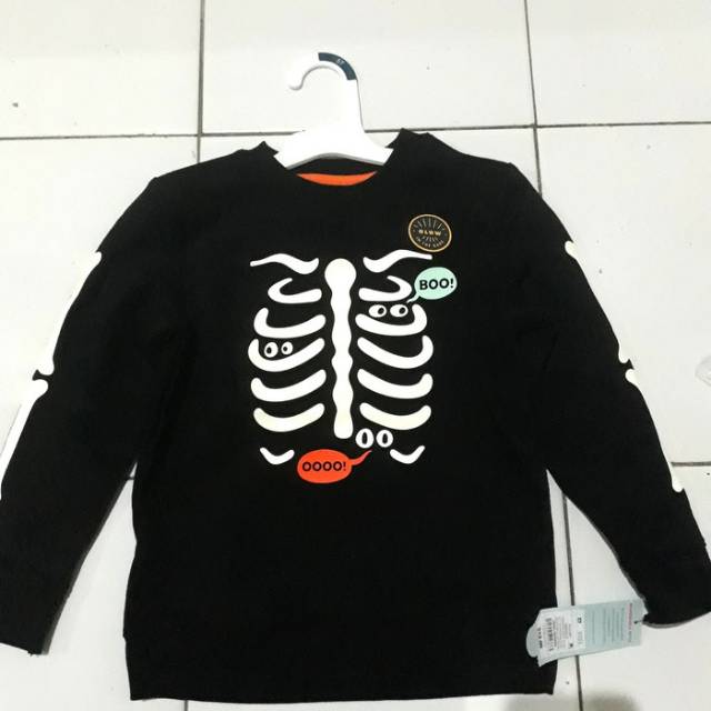 Cat&jack Glow in The Dark sweater anak laki-laki