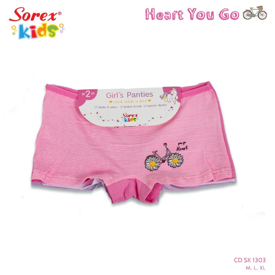 Sorex 1303 NEW Boxer anak bahan katun motif star /sorex girl