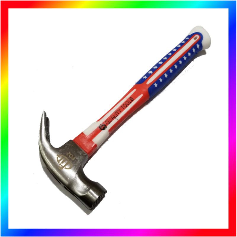 PALU MARTIL KAMBING FIT 8 OZ CLAW HAMMER AMERIKA GAGANG FIBER