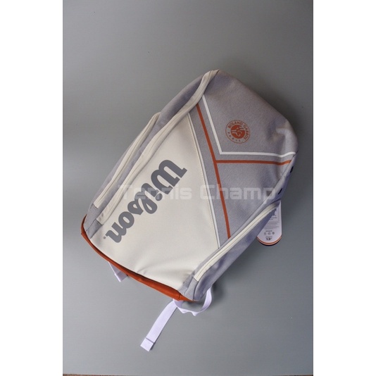 Tas Tennis Wilson Roland Garros 2022/ Tennis Bag Backpack Ransel Wilson original