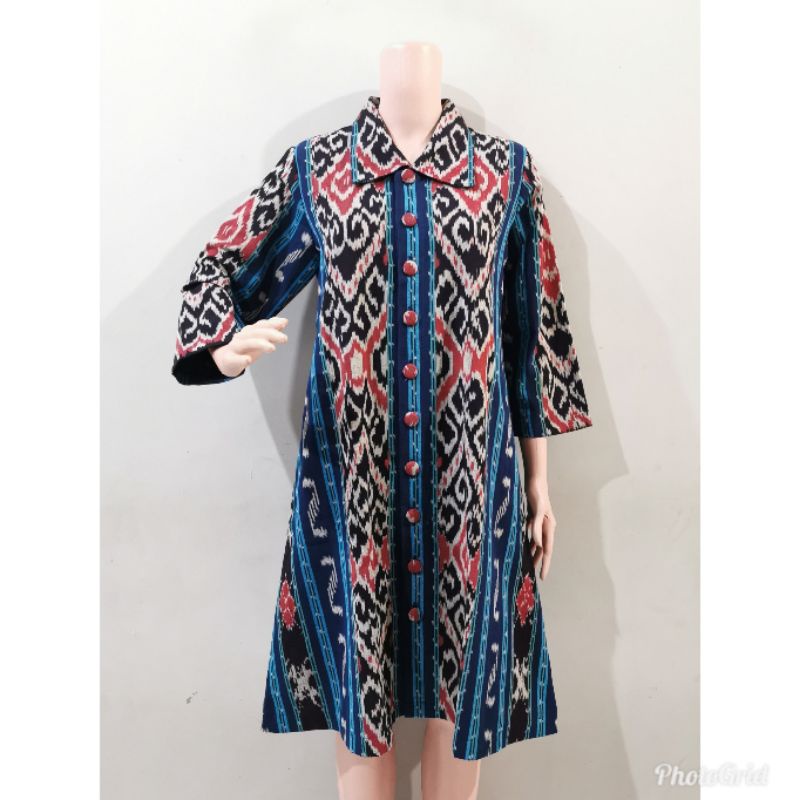 Tunik tenun jepara ethnik /pakaian wanita tunik