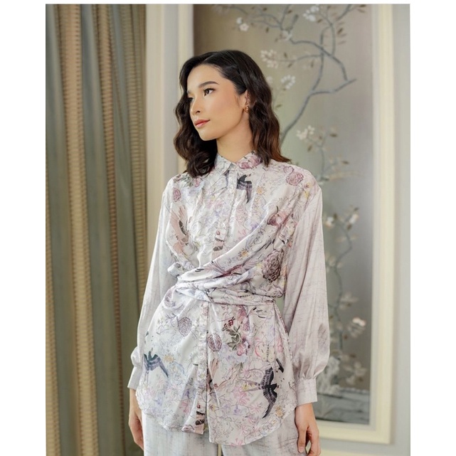 wonderful Harmony Wrap shirt Benang Jarum x Raisa