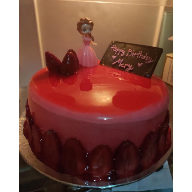 

strawberry cake, kue ulamg tahun