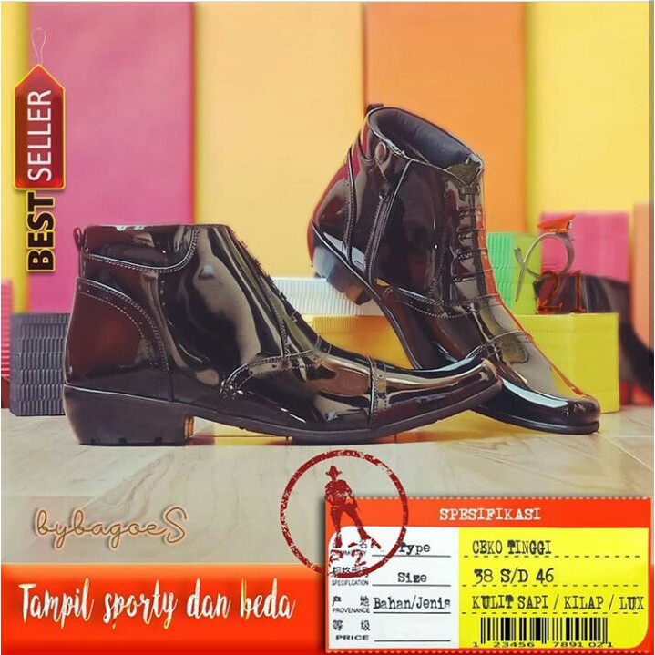 PDH CEKO TINGGI / SEPATU PRIA / P21 / SEPATU DINAS