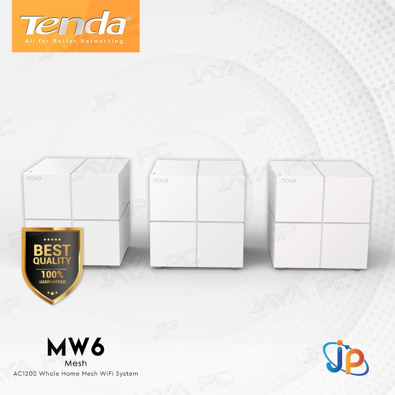 Tenda Nova MW6 3 Set WiFi Wireless Network Router Whole-Home Mesh